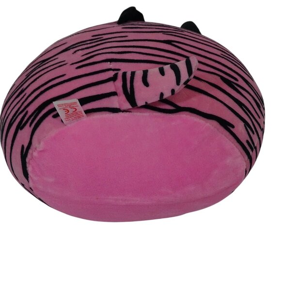 Ty Squishy Beanies Zoey Zebra Pink Black Plush Stuffed Animal 2022 Collectible - Picture 3 of 10